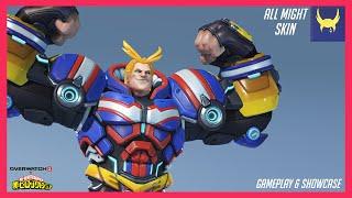 Overwatch 2 - All Might (Reinhardt) Gameplay | My Hero Academia Collab