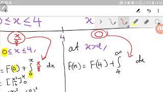 Continuous Random Variable : PDF to CDF