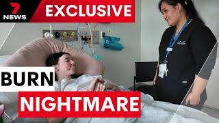 A Melbourne family's hot water bottle nightmare | 7NEWS