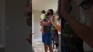 Daughter pushes mom from dad she wants all the love!