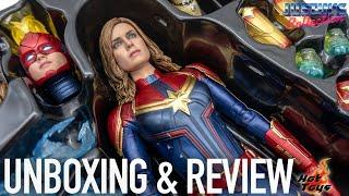 Hot Toys Captain Marvel Unboxing & Review