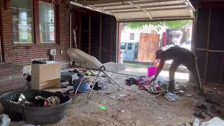 Garage clean out in South Dallas, Texas!!