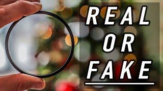 How to identify a fake filter | UV filter | protective filter