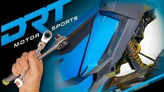 DRT Motorsports Polaris RZR Pro R/Turbo R Aluminum Rear Fender Screen Set Install Guide.