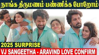 VJ Sangeetha ️ Aravind Seiju In Love  - Marriage | Kana Kaanum Kaalangal - Tamilum Saraswathiyum