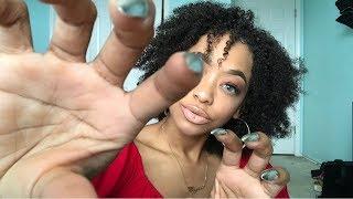 ASMR | Tingly Hand Movements | Slight Inaudible Whispering | Tongue Clicking