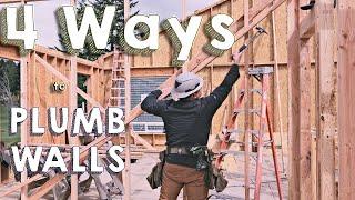 4 Easy Ways to Move Walls to Plumb