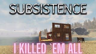 Subsistence Gameplay Hunter Fights | Hunting | Looting | Grinding