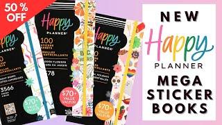 NEW HAPPY PLANNER MEGA STICKER BOOKS