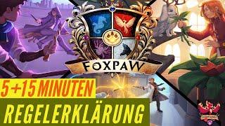 FOXPAW Regeln Anleitung Erklärung Brettspiel Worker Placement Godot Games