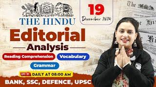 The Hindu Analysis | 19 December 2024 | Hindu Editorial Today, Vocab, Reading, Grammar | Rupam Ma'am