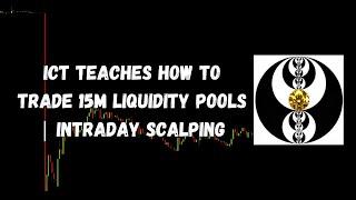 ICT Gems - ICT Teaches how to Trade 15M Liquidity Pools | Intraday Scalping