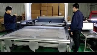 Double head laser cutting machine   Fabric laser cutting machine   Laser cutter Machine