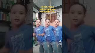 TikTok before going to school 