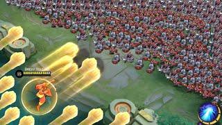 Badang 500% Attack Speed build vs 1000 minions (Gomu Gomu no Build)