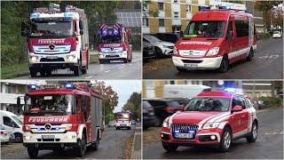 [FEUER IN LAGERHALLE - VOLLALARM!] Einsatzfahrten Freiwillige Feuerwehr Neukirchen-Vluyn