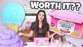 Testing ICE CREAM SLIME Craft Kit from Amazon // Best-Seller!?