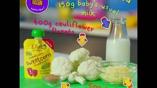 Ella's Kitchen - Cheesy Cauliflower + Sweetcorn Puree recipe