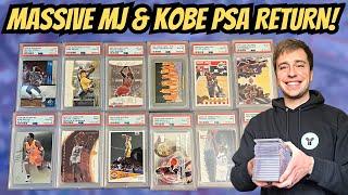 SENDING PSA OVER 225 MICHAEL JORDAN & KOBE BRYANT CARDS!