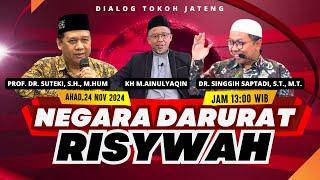 " NEGARA DARURAT RISYWAH " DISKUSI TOKOH JATENG EDISI NOVEMBER