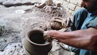 مٹی کے برتن بنانے کا مکمل طریقہ کار Soil Vessels Making Methode  Spott