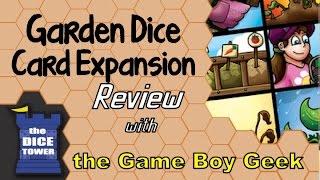 Garden Dice: the Card Expansion Review - with the Game Boy Geek