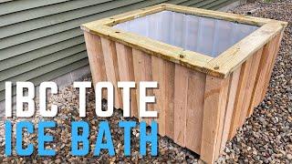 Transforming an IBC Tote into a Luxury Ice Bath - DIY Step by Step