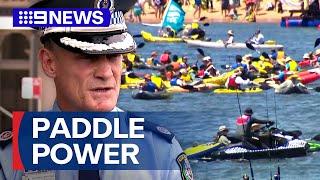 Dozens arrested at climate protest | 9 News Australia