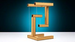 How to make an anti-gravity structure - Tensegrity structure from cardboard