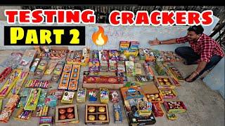 Different types of crackers testing 2024 | Part  2 | Unique crackers experiment Diwali  crackers