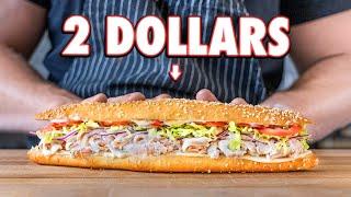 The $2 Sub Sandwich | But Cheaper