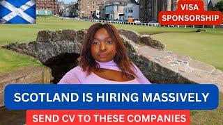 SCOTLAND FREE VISA SPONSORSHIP JOBS |THESE COMPANIES  ARE HIRING NOW OVERSEAS WORKERS|APPLY NOW!