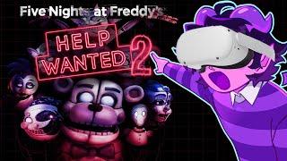 PLAYING FNAF VR 2 IN A PURPLE GUY COSTUME...