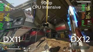 Apex Legends S23 - DX11 vs DX12 CPU/GPU Intensive Tested