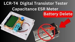 9 Volt Power Supply For LCR-T4 Tester. No More 9 Volt Battery ( Installation )