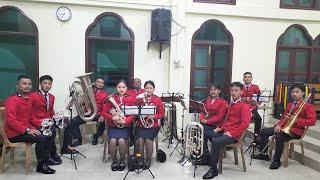 Lily Veng Corps Band in Champhai Vengthlang Corps kan visit