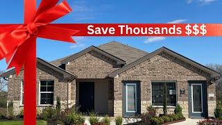  HOLIDAY MODEL HOME TOUR |  $15k-20k savings! | Seguin, TX | D.R. Horton Express