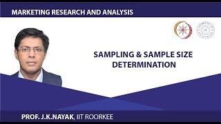 Lecture 16- Sampling & Sample Size Determination