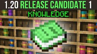 Minecraft 1.20 Release Candidate 1 - Symbolic Links & Knowledge Book