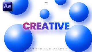 Motion Graphic Template In Adobe After Effects - After Effects Tutorial - No Plugins.
