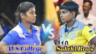 Semi Final - Sakthi Brothers vs AVS College Salem | Vellakovil Girls Kabaddi Match 2024