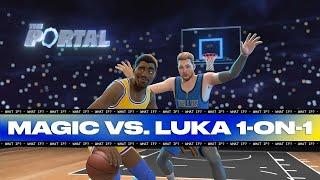 Luka Doncic vs. Prime Magic Johnson 1-on-1 | THE PORTAL EPISODE 5