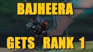 Bajheera - "OMG WE GOT RANK 1!" - Fearless Gladiator Title & Mount (Legion S2)