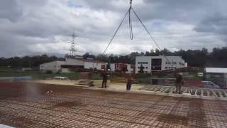 BAMTEC on-site: Reinforcing smoothly a slab