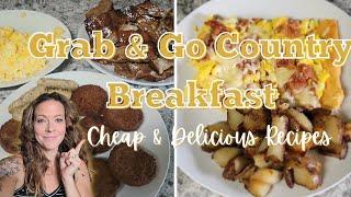 GRAB & GO BREAKFAST IDEAS/CHEAP & DELICIOUS BREAKFASTS FOR BUSY MORNINGS