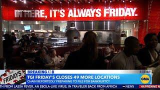 TGI Fridays abruptly closes dozens more locations as a reported bankruptcy nears