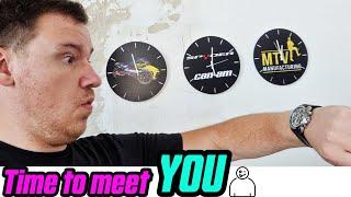 Can-Am Clock for your Garage | MartinTheVlogger Can Am Motorcycle Parts and Accessories