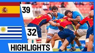 SPAIN vs URUGUAY FINALS| WORLD U20 RUGBY TROPHY HIGHLIGHTS