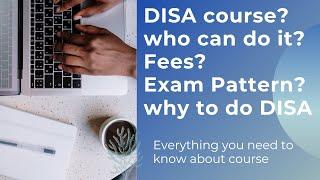 DISA Course of ICAI ||  Courses after CA || Details of DISA ||