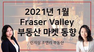 2021년 1월 캐나다 밴쿠버 프레이져 밸리 부동산 마켓 동향 January 2021 Fraser Valley Real Estate Market Statistics